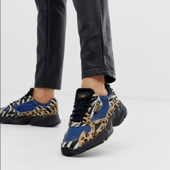 Adidas Women's Falcon Mixed Media Lace-Up Sneakers - Picture 8 of 8